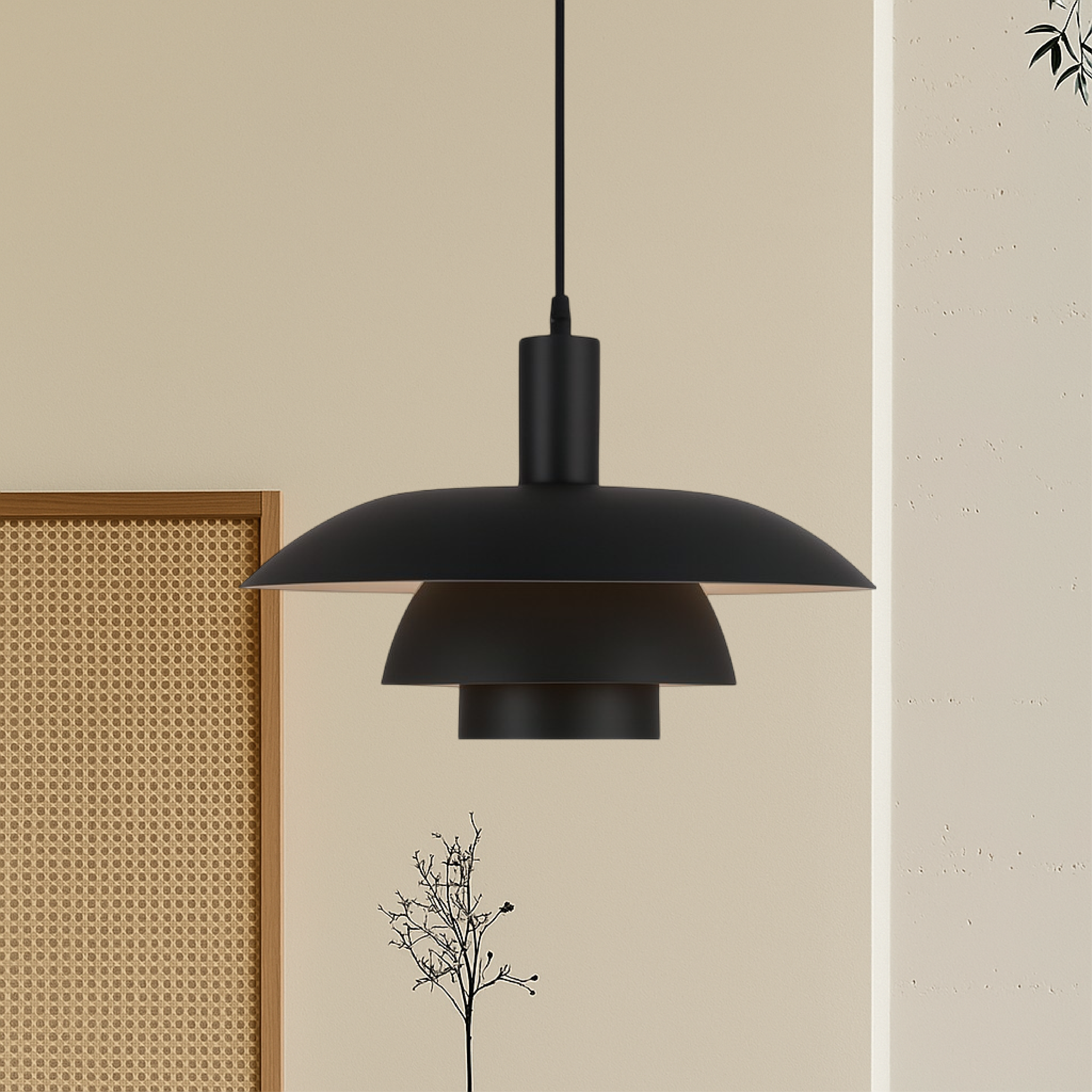 Modern Scandinavian Tiered Pendant Light – Dimmable LED, Metal Design for Kitchen Island 1