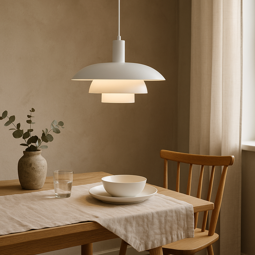 Modern Scandinavian Tiered Pendant Light – Dimmable LED, Metal Design for Kitchen Island 2