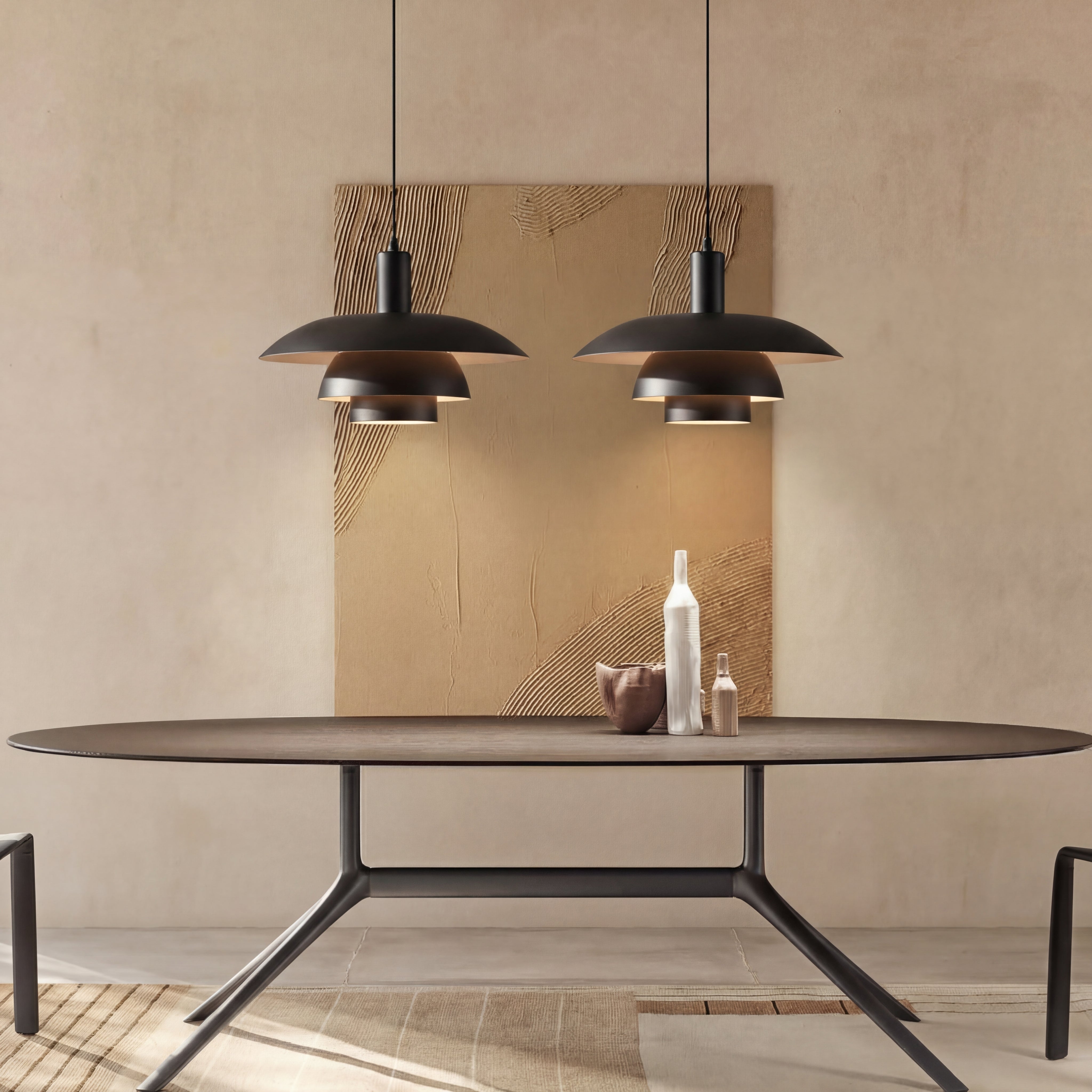 Modern Scandinavian Tiered Pendant Light – Dimmable LED, Metal Design for Kitchen Island 7