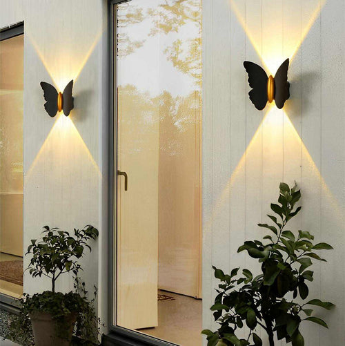 Modern Waterproof Outdoor Wall Light | Decorative Animal Silhouette Design in Durable Aluminum