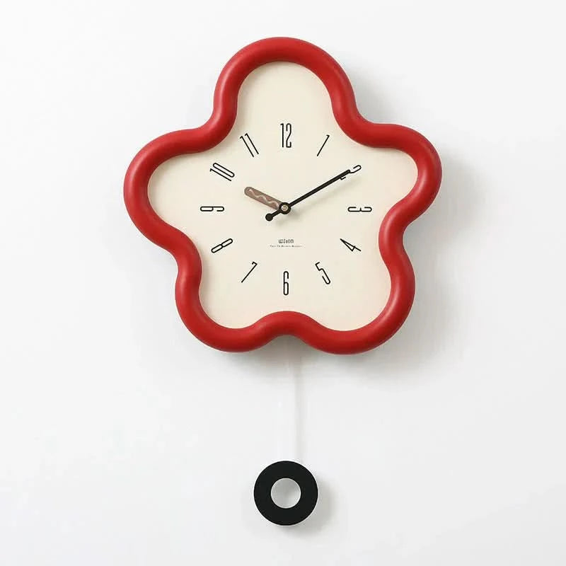 Nature-Inspired Wall Clock Decor – Elegant 3D Floral Design with Silent Sweep Movement 9