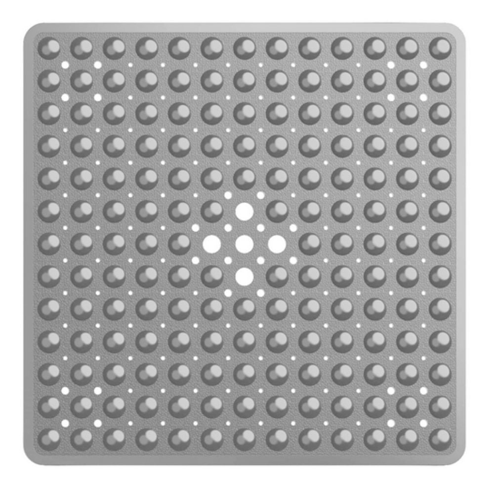 Non-Slip Bath Mat – Stylish Square Design with Strong Suction and Quick Drainage 10