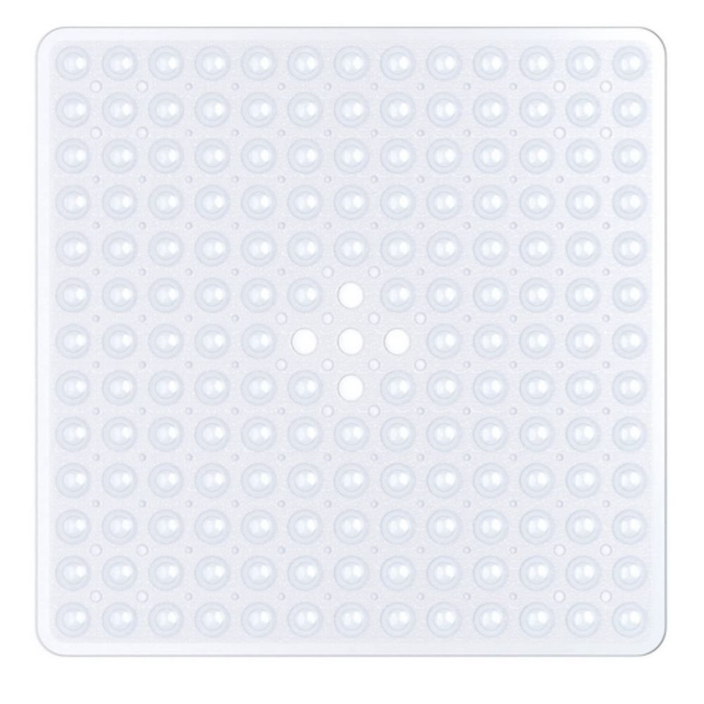 Non-Slip Bath Mat – Stylish Square Design with Strong Suction and Quick Drainage 8