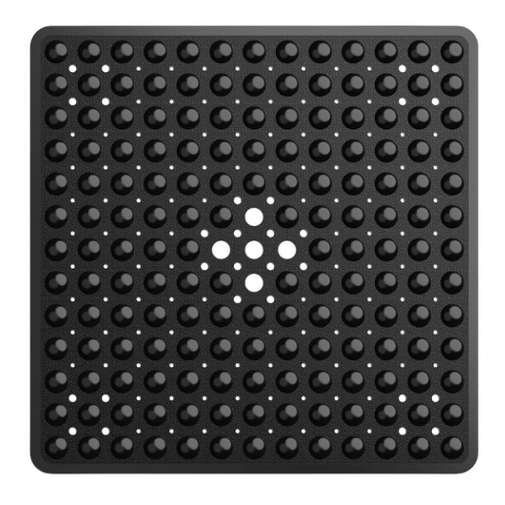 Non-Slip Bath Mat – Stylish Square Design with Strong Suction and Quick Drainage 9