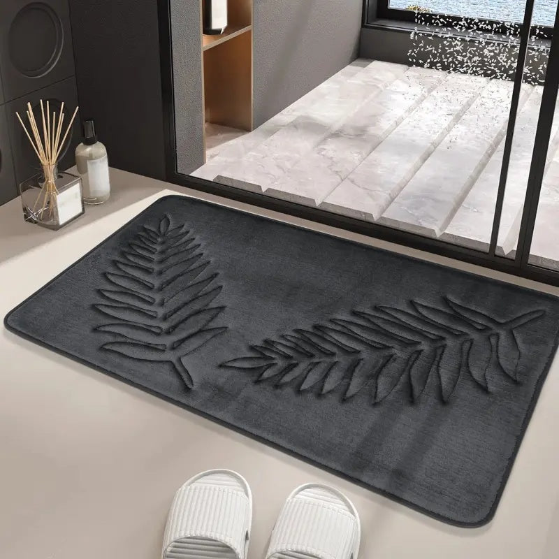 Non-Slip Plush Memory Foam Bath Mat Set – Quick-Drying and Elegant Design 4