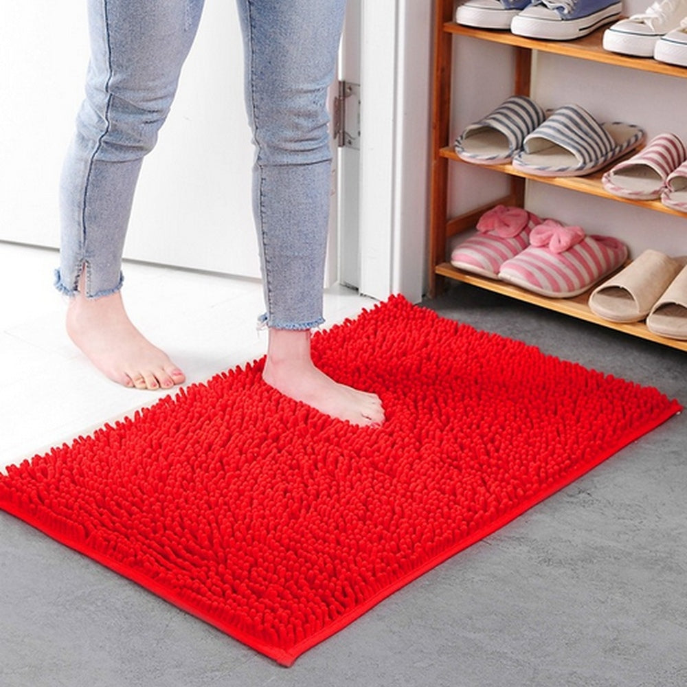 Non-Slip Ultra-Soft Chenille Bath Mat – Plush, Absorbent, and Eco-Friendly Design 2