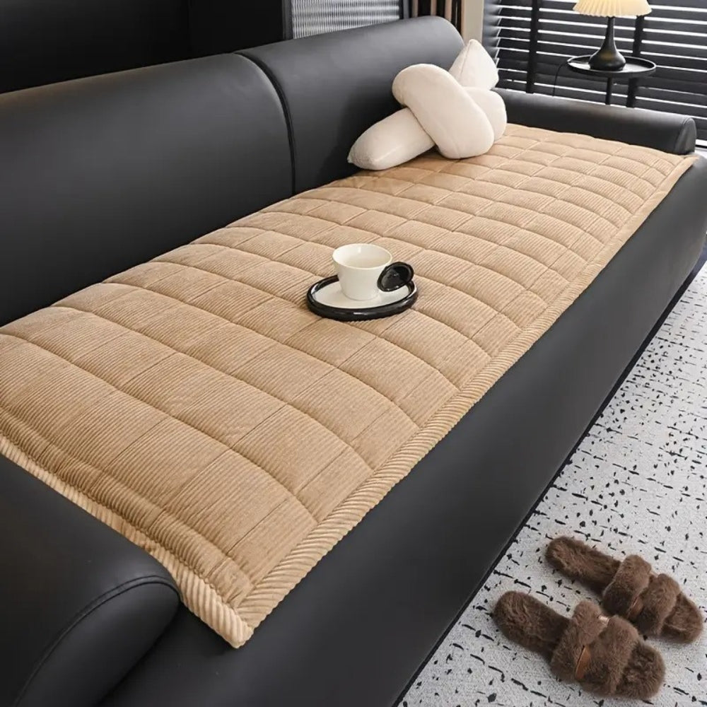 Pet Friendly Sofa Cover – Scratch Resistant Quilted Microfiber Design