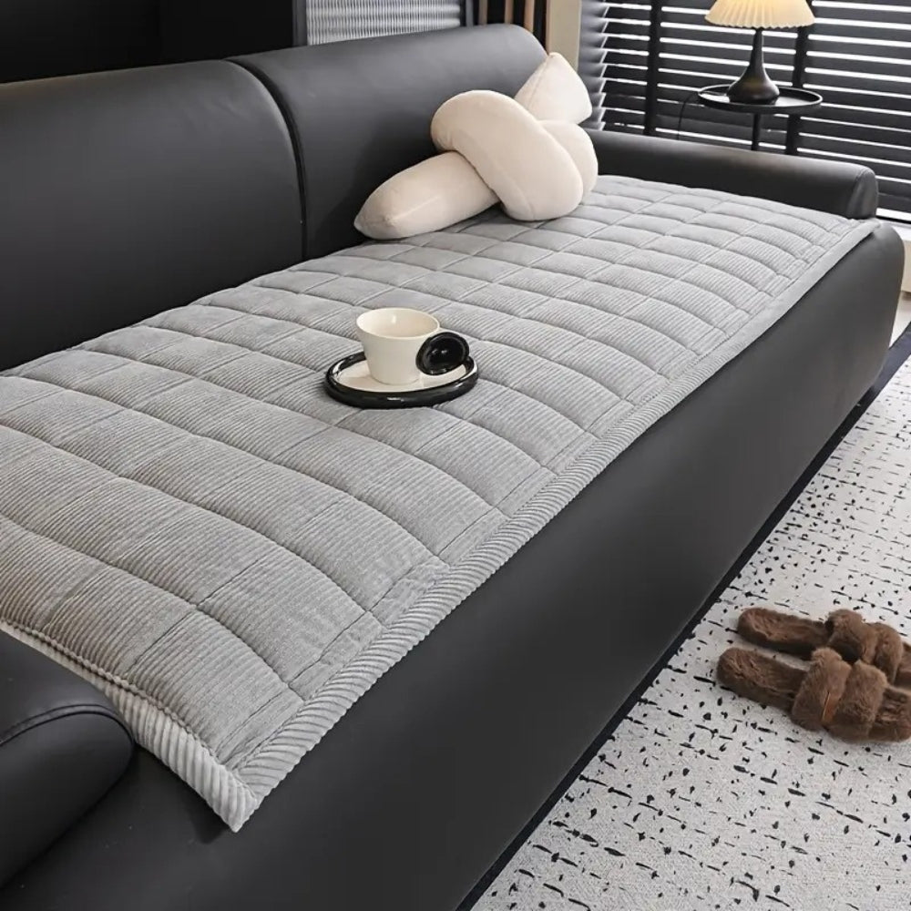 Pet Friendly Sofa Cover – Scratch Resistant Quilted Microfiber Design