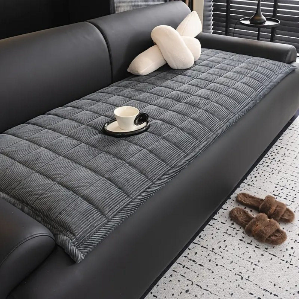 Pet Friendly Sofa Cover – Scratch Resistant Quilted Microfiber Design