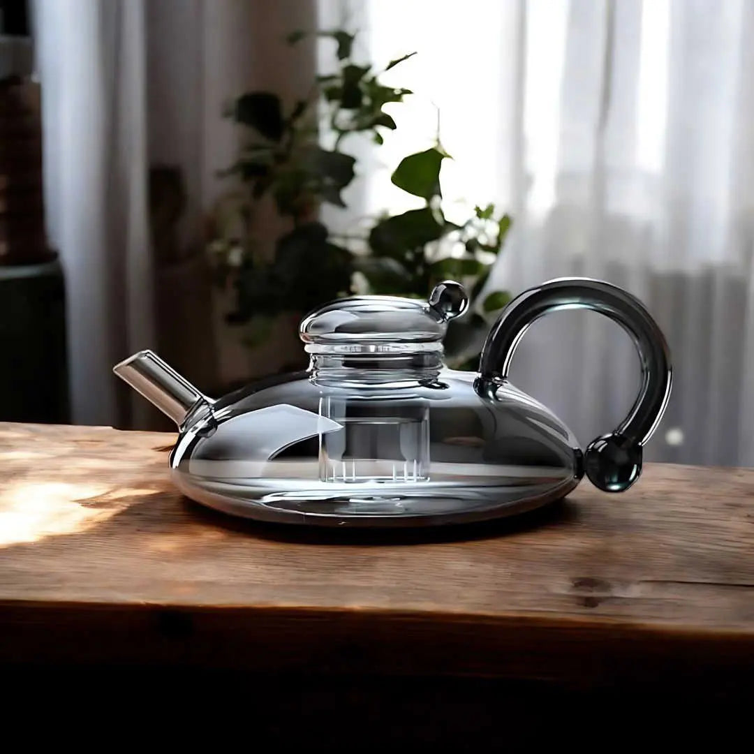 Sereno Filtration Teapot Set – Heat-Resistant Borosilicate Minimalist Modern Style