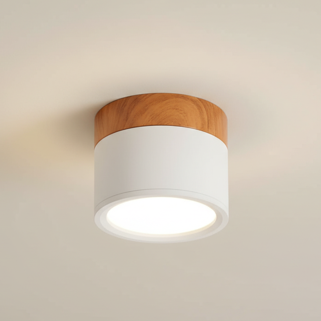 Sleek Modern Flush Mount Ceiling Light – Energy-Efficient LED Aluminum Fixture 10