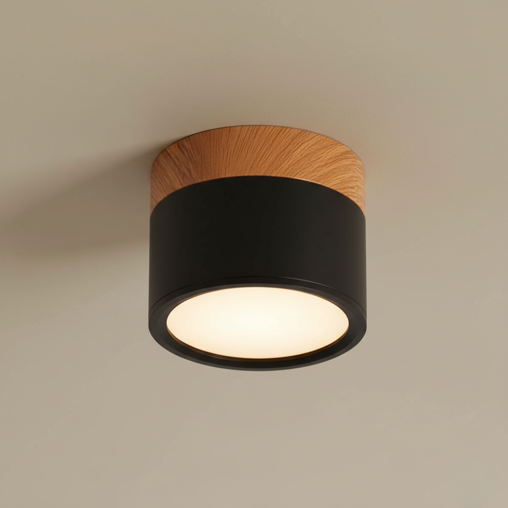 Sleek Modern Flush Mount Ceiling Light – Energy-Efficient LED Aluminum Fixture 14