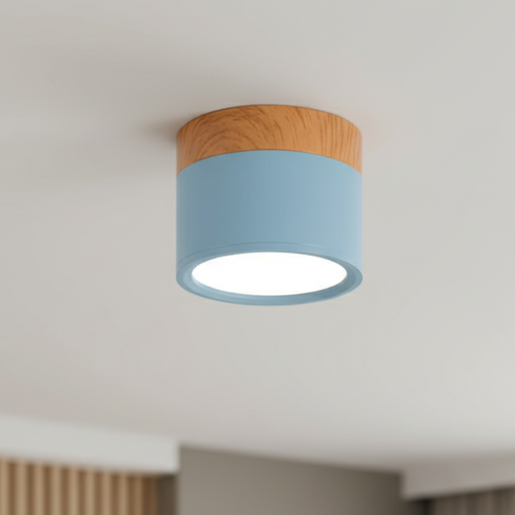 Sleek Modern Flush Mount Ceiling Light – Energy-Efficient LED Aluminum Fixture 15