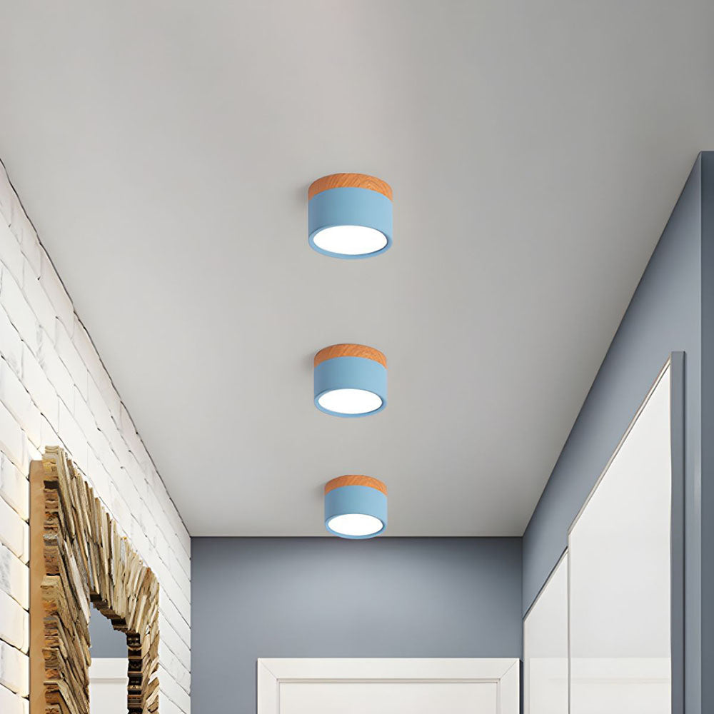 Sleek Modern Flush Mount Ceiling Light – Energy-Efficient LED Aluminum Fixture 5