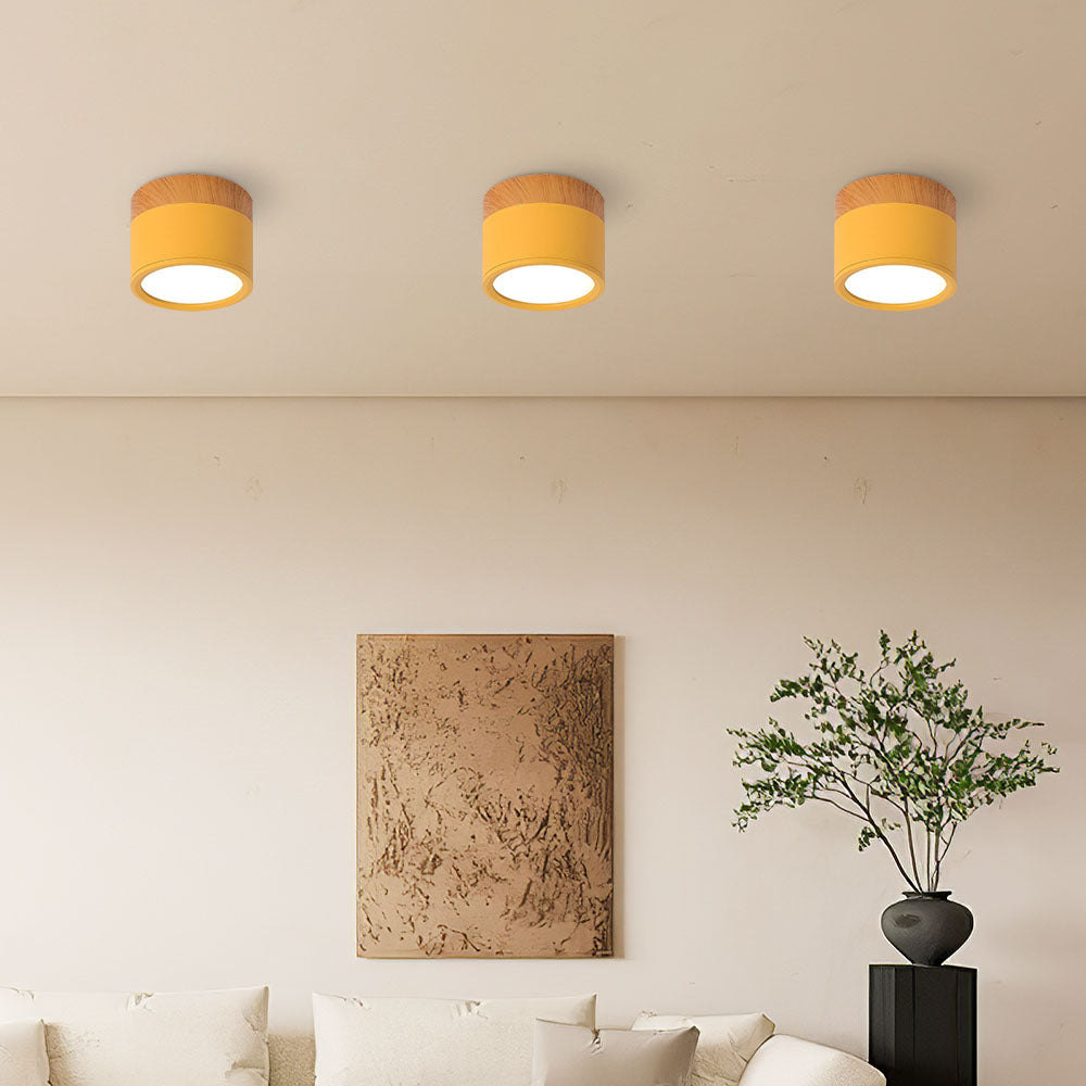 Sleek Modern Flush Mount Ceiling Light – Energy-Efficient LED Aluminum Fixture 6