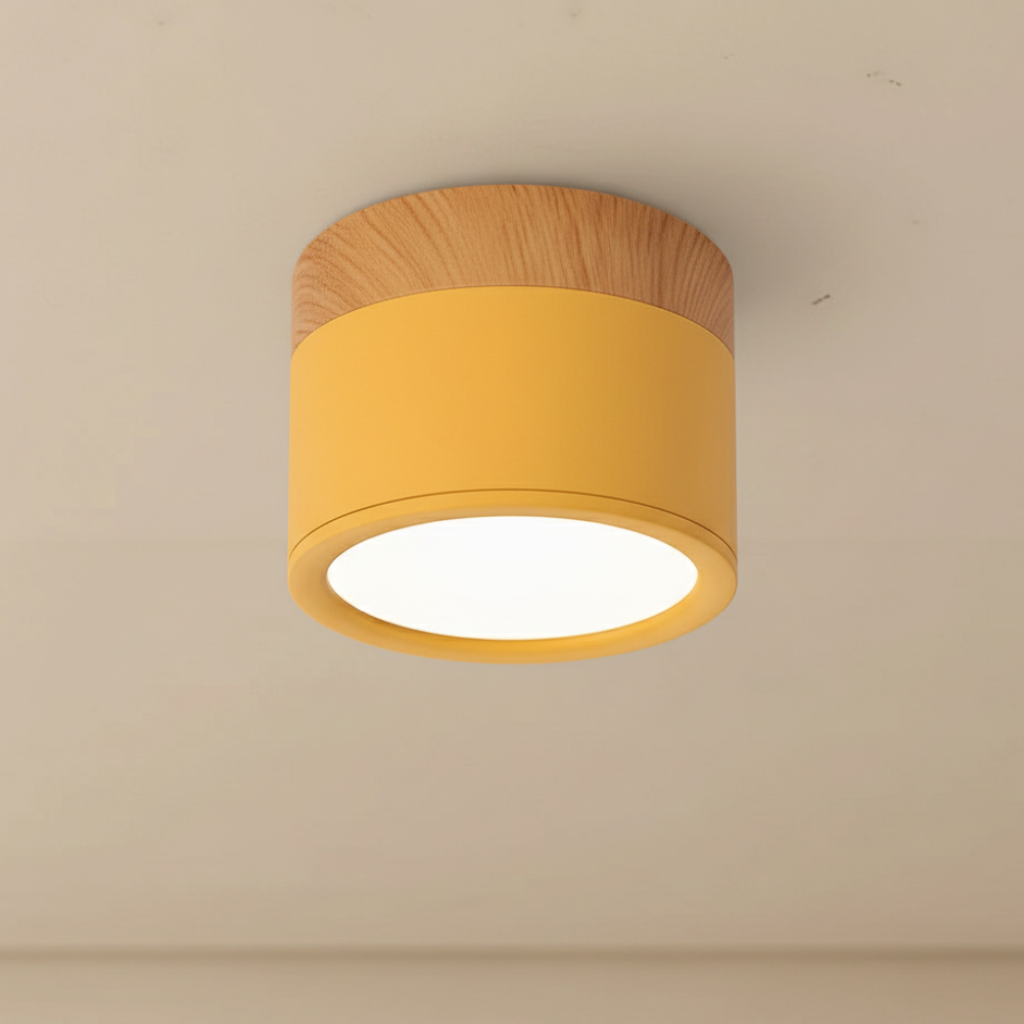 Sleek Modern Flush Mount Ceiling Light – Energy-Efficient LED Aluminum Fixture 9