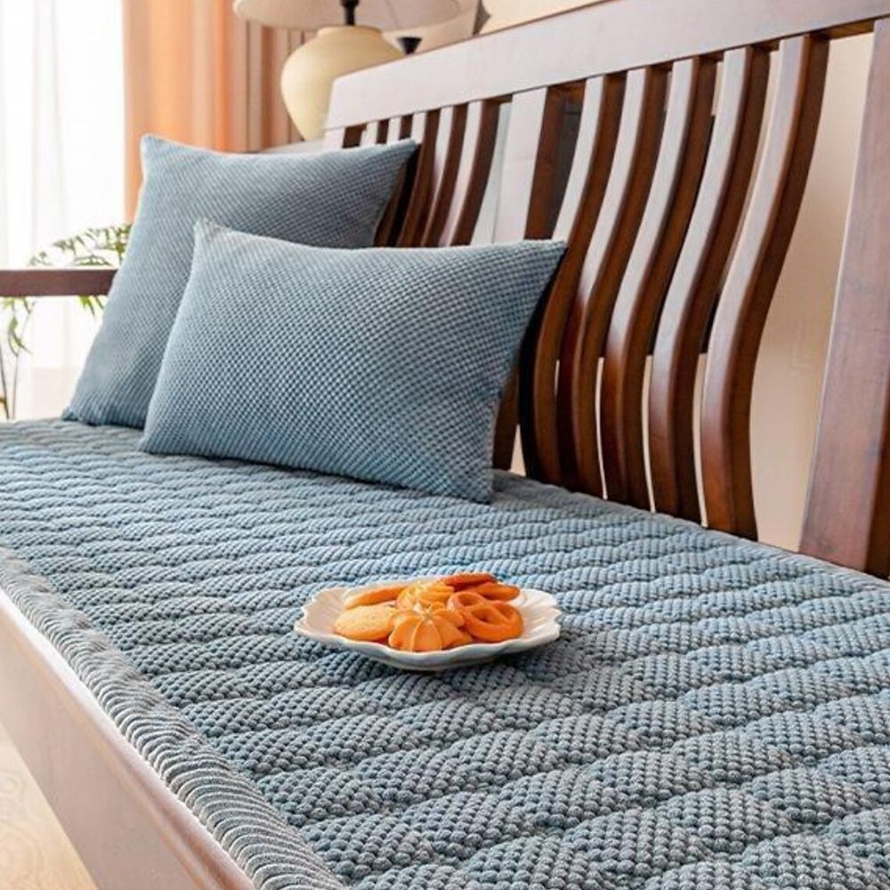 Soft Corduroy Couch Cover – Comfortable, Durable, Anti-Slip Design for Protection 2