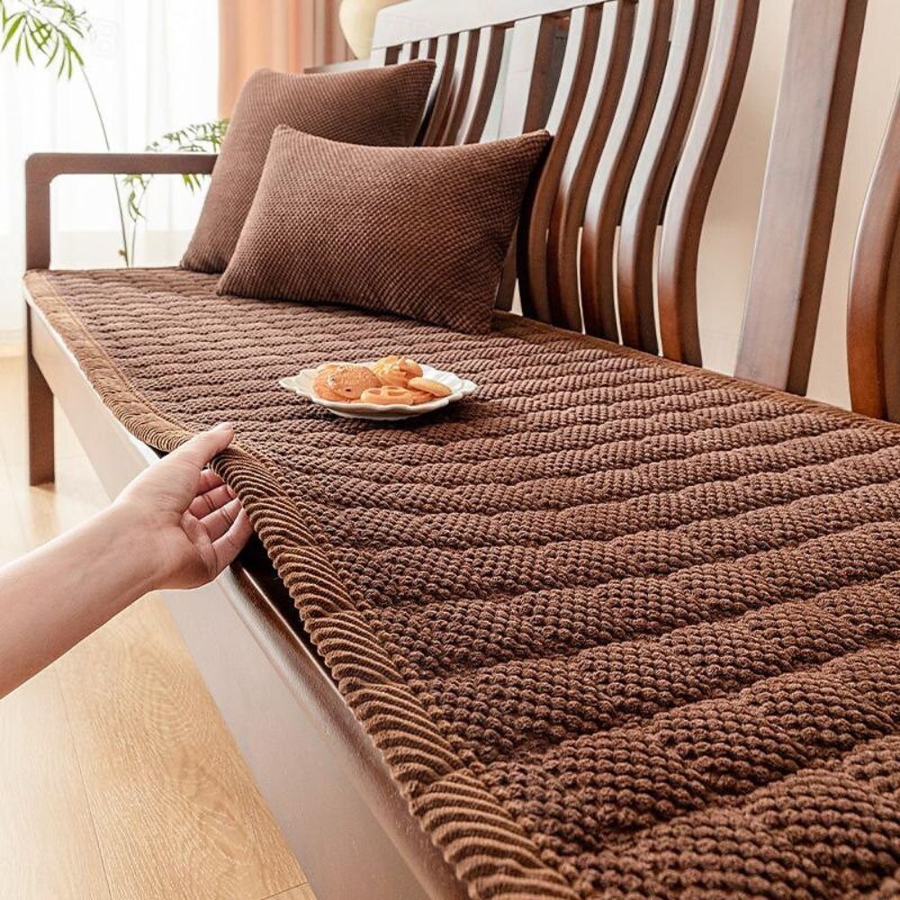 Soft Corduroy Couch Cover – Comfortable, Durable, Anti-Slip Design for Protection 6