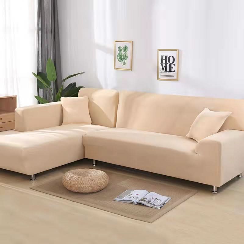Stretch Sofa Slipcover – Luxurious Velvet Non-Slip Protection for L-Shape Couches