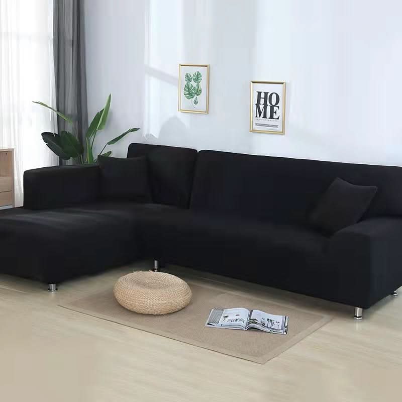 Stretch Sofa Slipcover – Luxurious Velvet Non-Slip Protection for L-Shape Couches