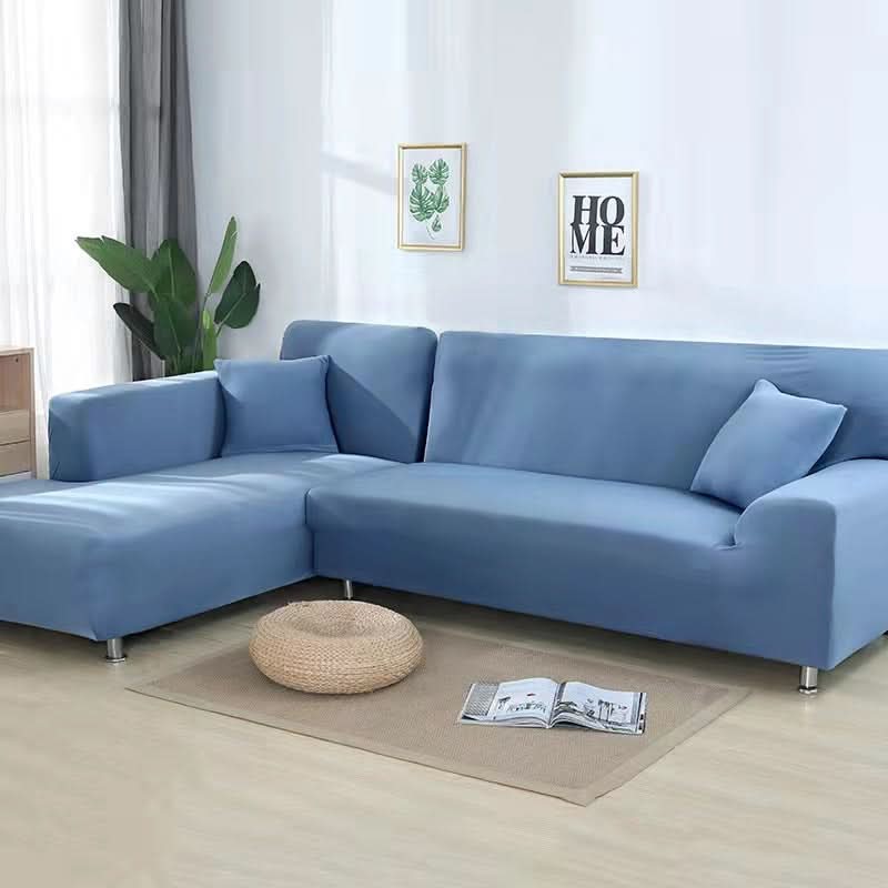 Stretch Sofa Slipcover – Luxurious Velvet Non-Slip Protection for L-Shape Couches