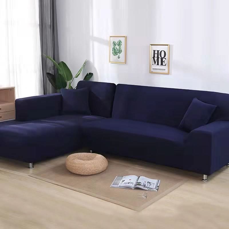 Stretch Sofa Slipcover – Luxurious Velvet Non-Slip Protection for L-Shape Couches