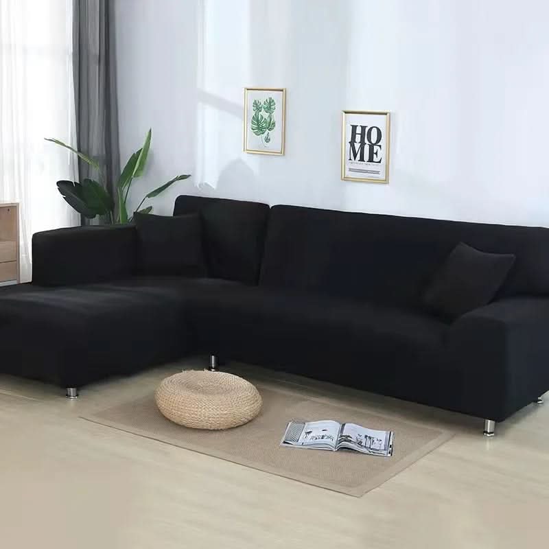 Stretch Sofa Slipcover – Luxurious Velvet Non-Slip Protection for L-Shape Couches