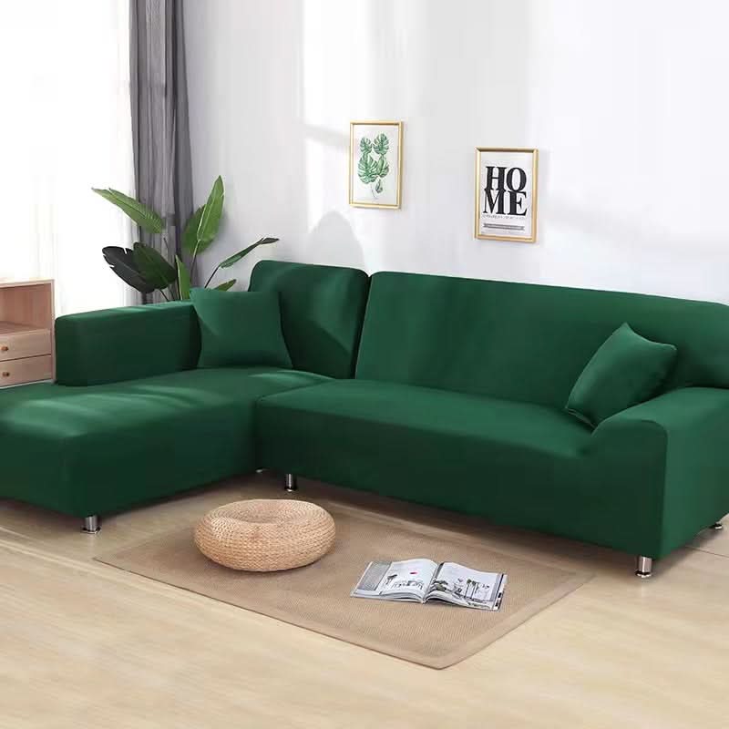 Stretch Sofa Slipcover – Luxurious Velvet Non-Slip Protection for L-Shape Couches