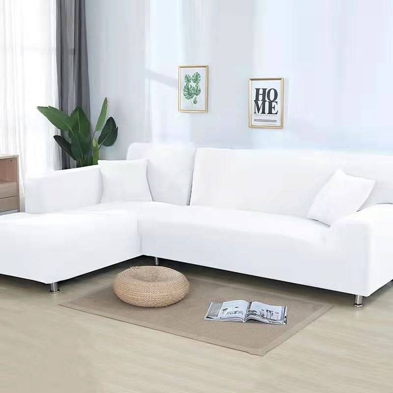 Stretch Sofa Slipcover – Luxurious Velvet Non-Slip Protection for L-Shape Couches