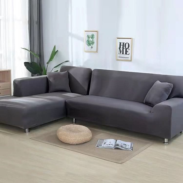 Stretch Sofa Slipcover – Luxurious Velvet Non-Slip Protection for L-Shape Couches