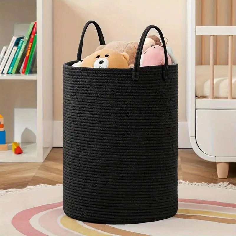 Stylish Laundry Hamper – Durable Woven Rope with Generous Capacity 5