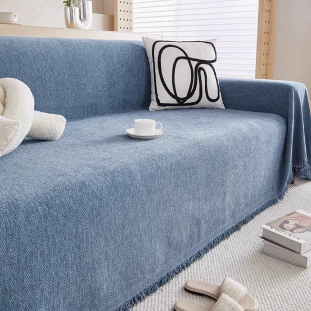 Stylish Waterproof Couch Cover – Modern Pet-Friendly Design with Chenille Fabric 2
