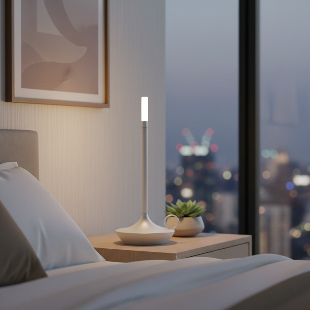 Table Lamp Cordless LED Dimmable Portable Aluminum Scandinavian Design