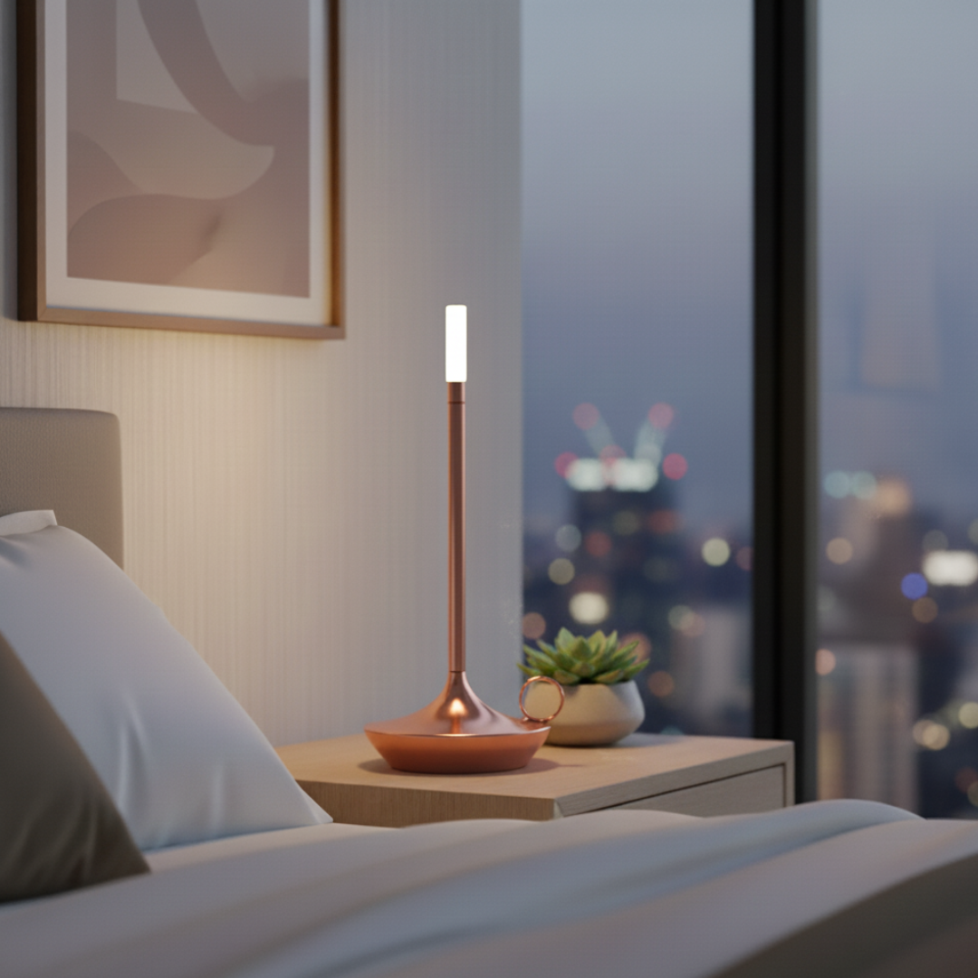 Table Lamp Cordless LED Dimmable Portable Aluminum Scandinavian Design
