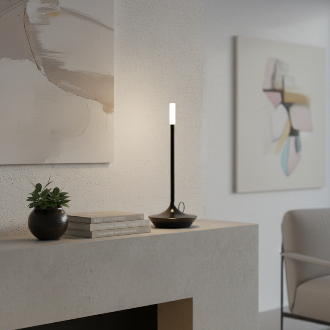 Table Lamp Cordless LED Dimmable Portable Aluminum Scandinavian Design