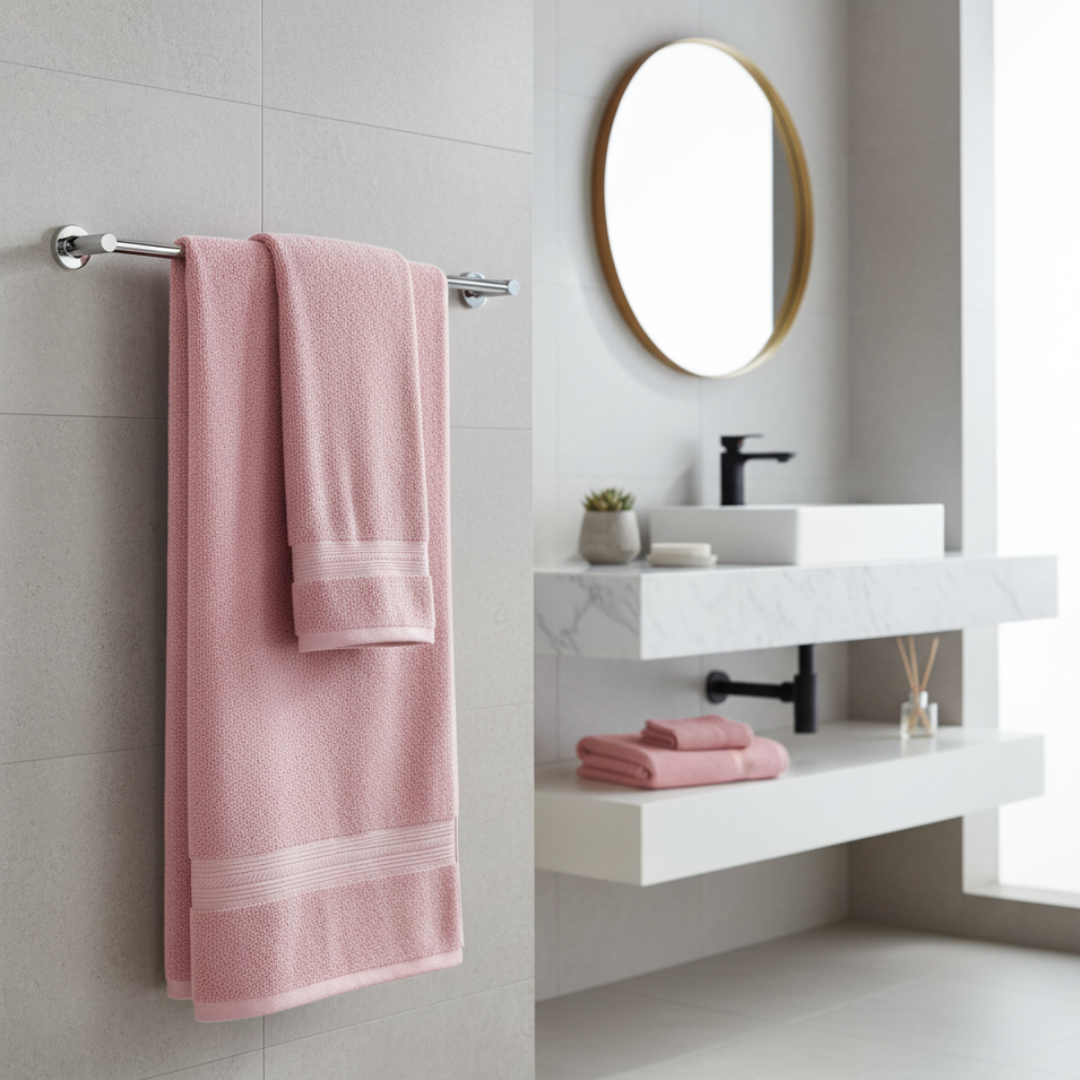 Ultrasoft 8-Piece Egyptian Cotton Towel Set – Charcoal Gray Luxury Bath Bundle