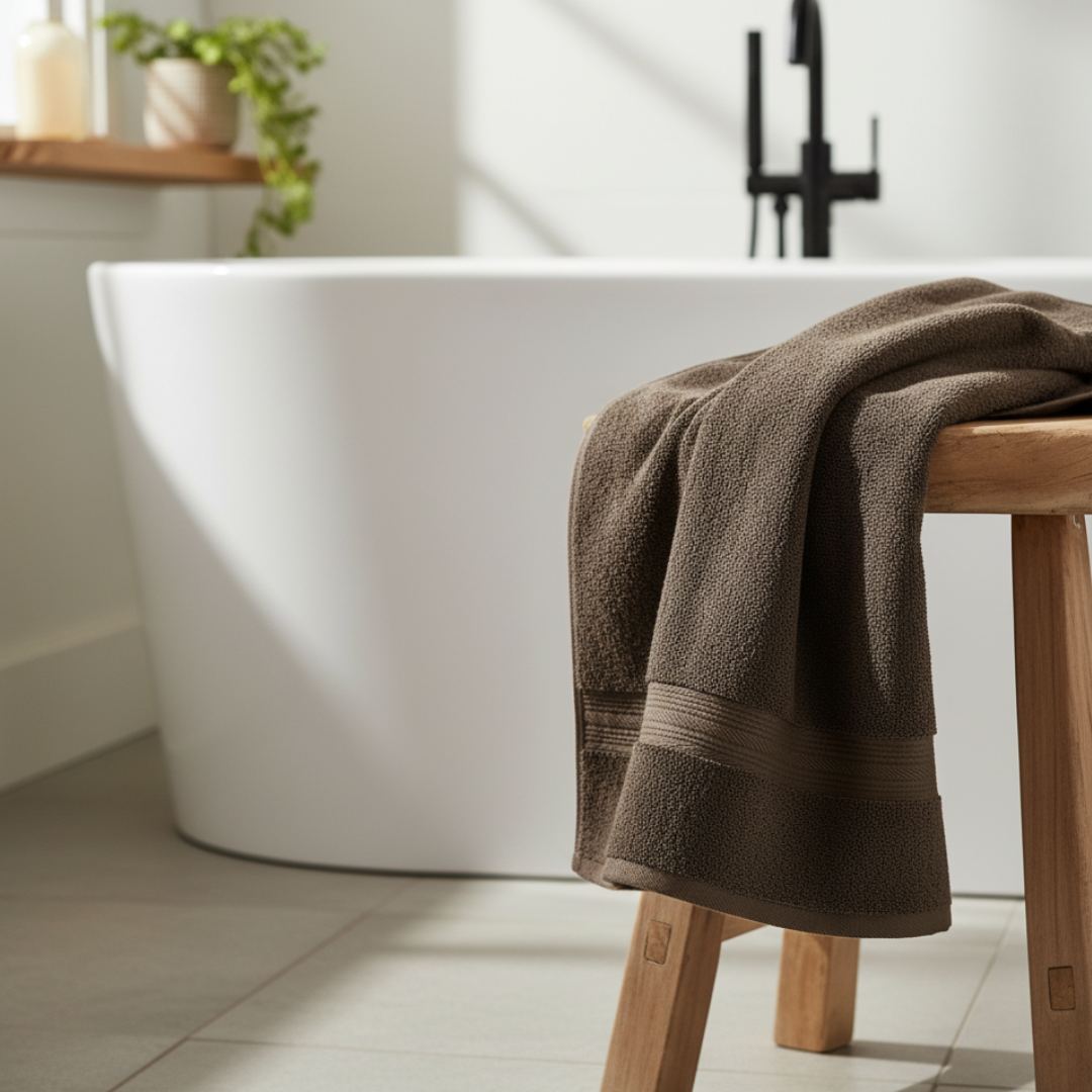 Ultrasoft 8-Piece Egyptian Cotton Towel Set – Charcoal Gray Luxury Bath Bundle