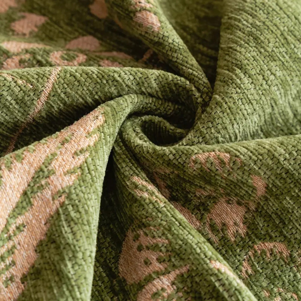 Vintage Floral Chenille Sofa Cover – Pet-Friendly Durable Jacquard Throw