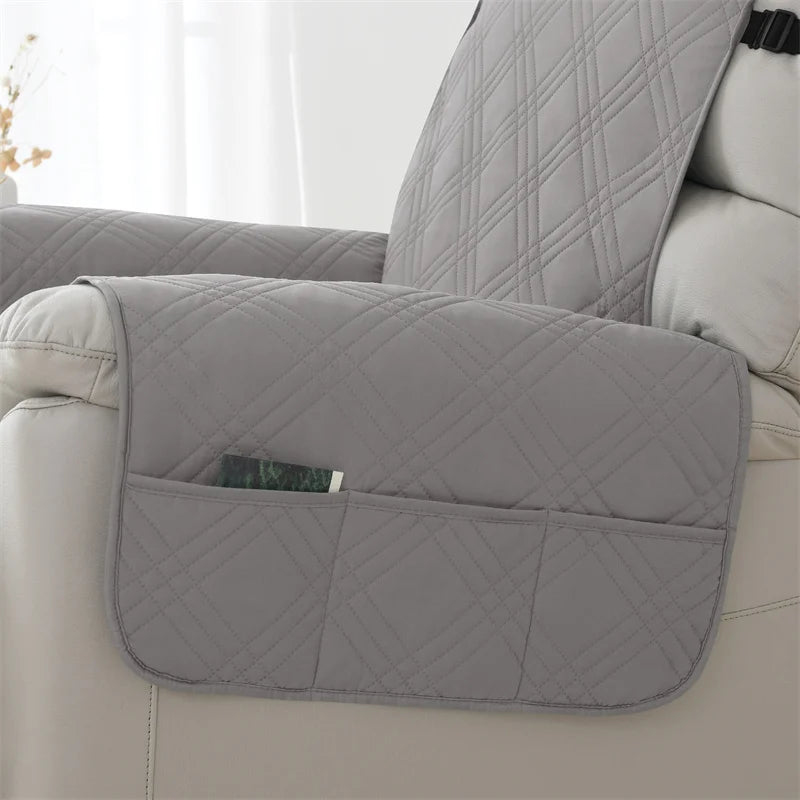 Waterproof Quilted Armchair Cover – Stylish, Durable, and Easy-Care Slipcover for Pets and Kids 2