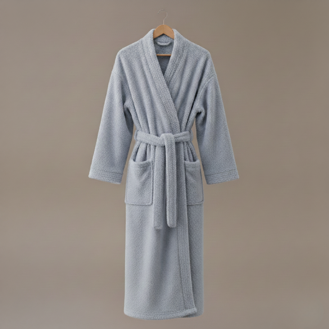 Women’s Plush Fleece Bathrobe Ankle Length Soft Cozy Robe