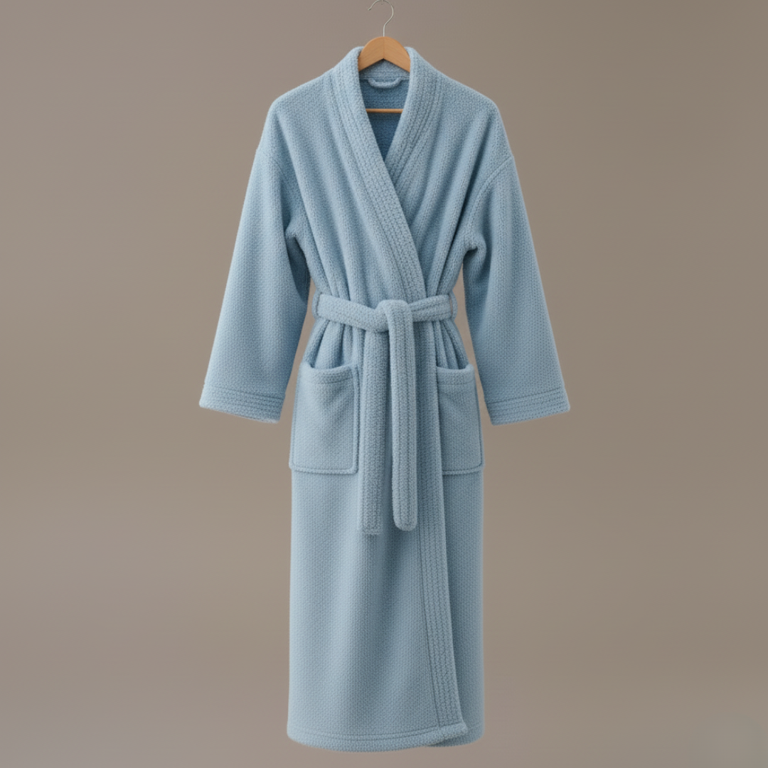 Women’s Plush Fleece Bathrobe Ankle Length Soft Cozy Robe