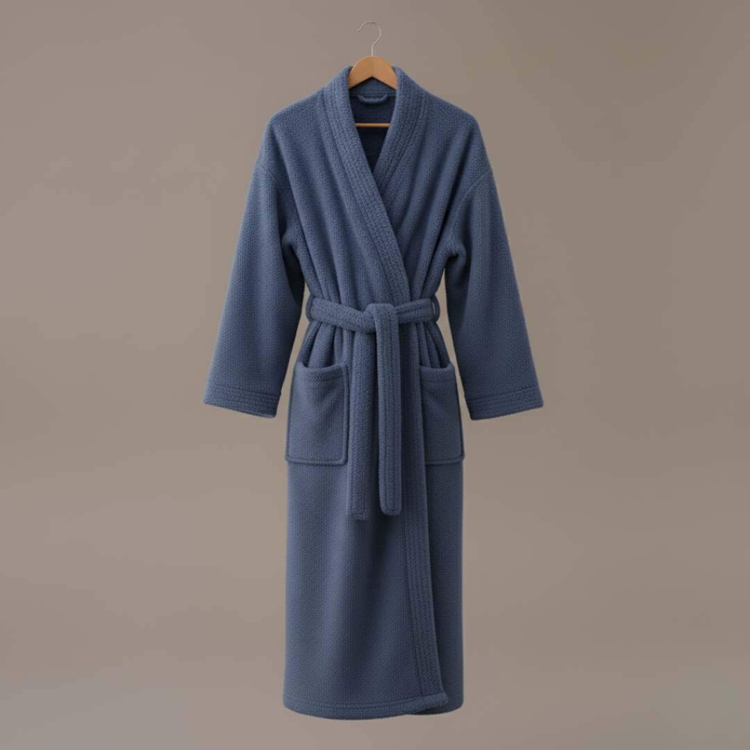 Women’s Plush Fleece Bathrobe Ankle Length Soft Cozy Robe