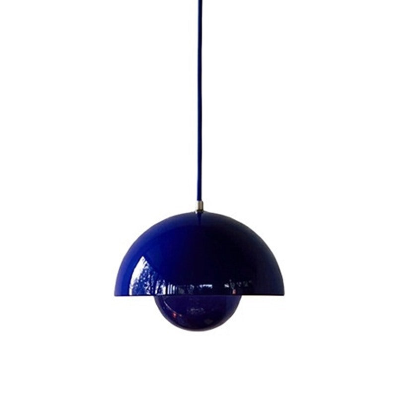 Maintained House Nested Dome Pendant Light - Cobalt Blue
