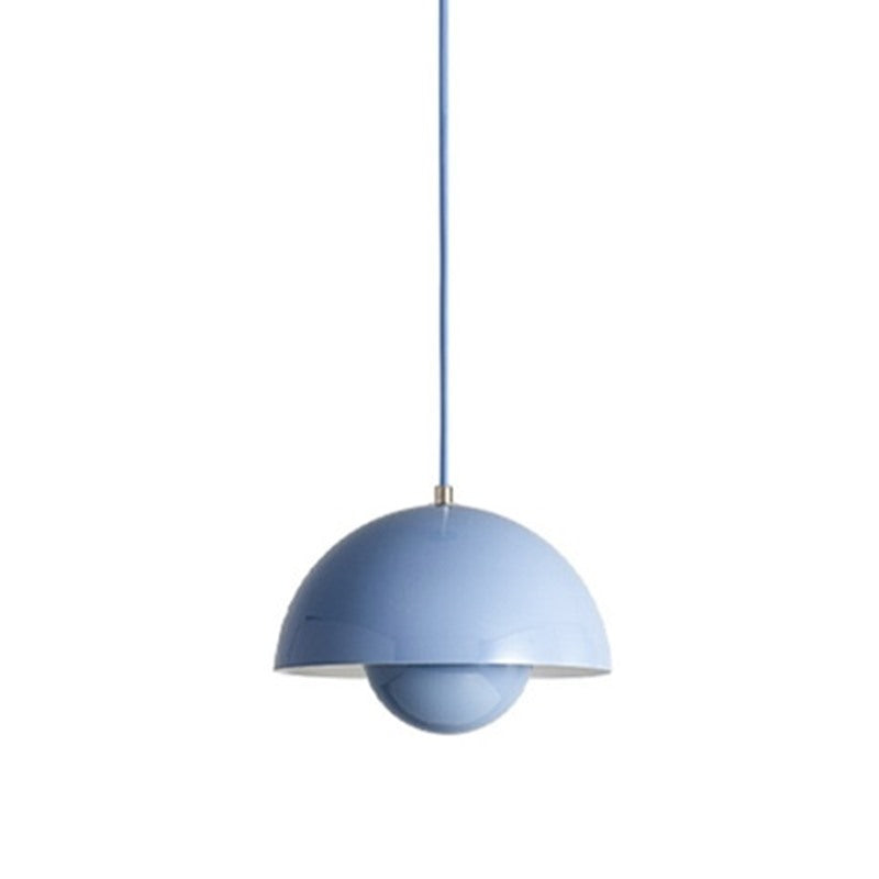 Maintained House Nested Dome Pendant Light - Haze Blue