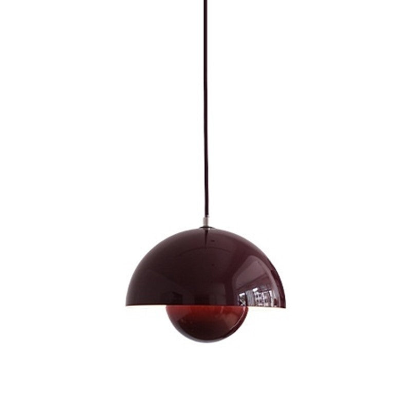 Maintained House Nested Dome Pendant Light - Plum