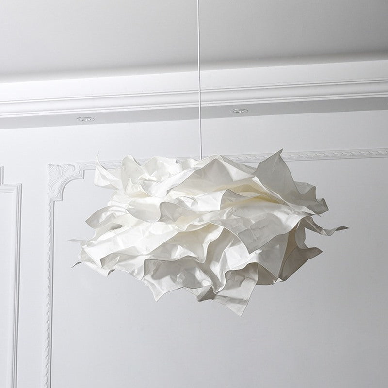 Maintained House Paper Cloud Pendant Light - Unlit in daylight