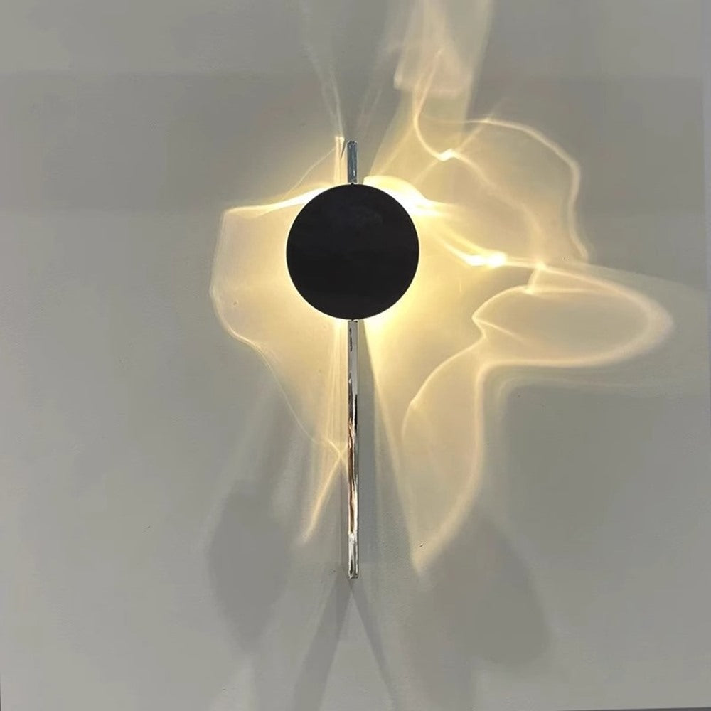 Maintained House Rotating Ripple Light Wall Sconce - Single lamp with a warm rippled glow