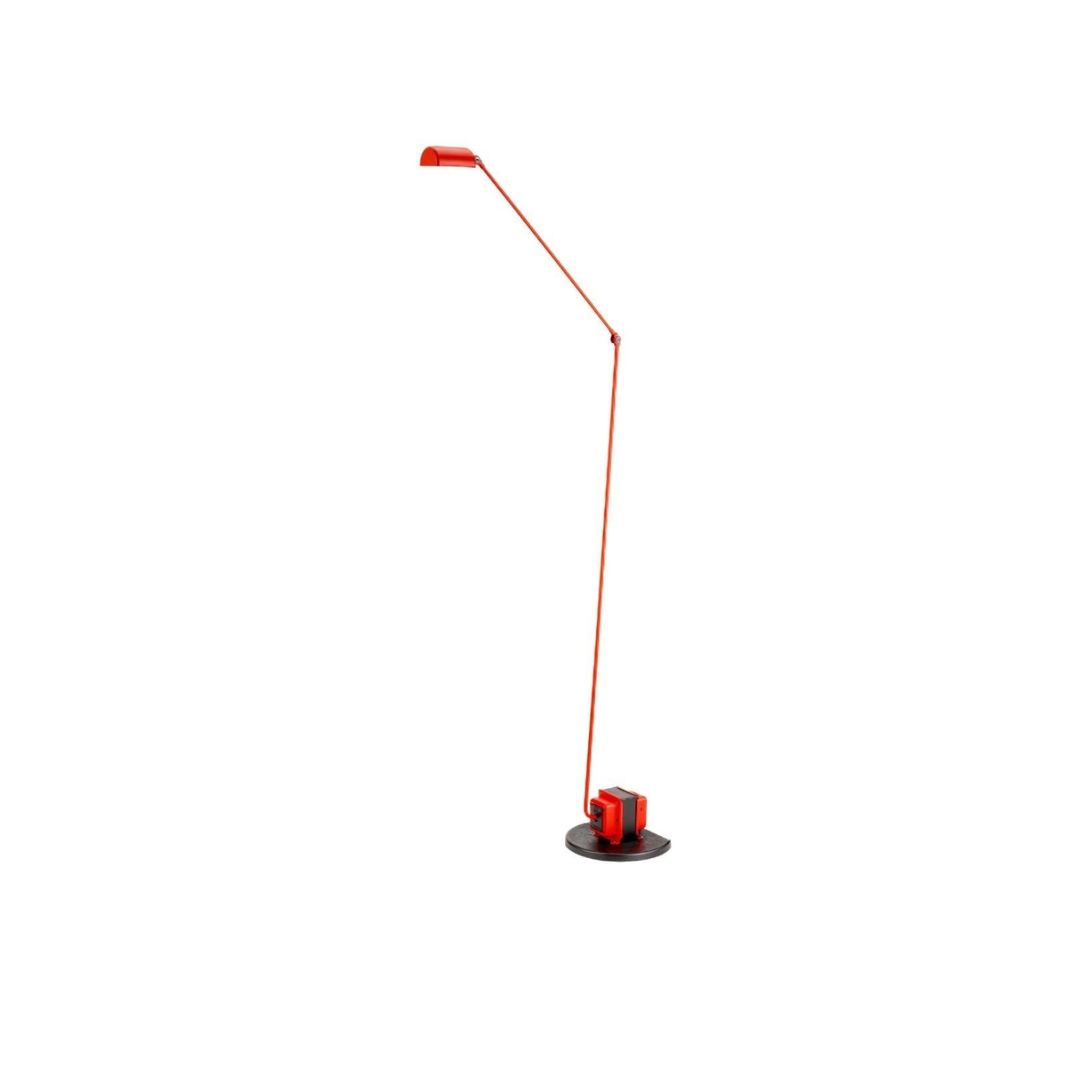 Maintained House Slim Swing Arm LED Floor Lamp - Red
