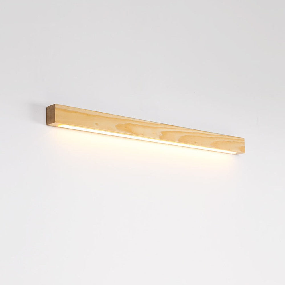 Maintained House Wood Linear LED Wall Light - Natural, 23.6 in