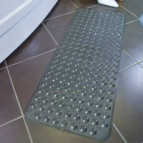 Non-Slip Bathtub Shower Mat with Drain Holes and Suction Cups